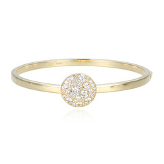 Brazalete en plata con Zircón(Adela Silber)