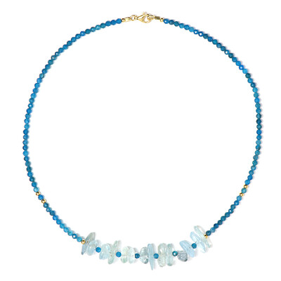 Collar en plata con Aguamarina