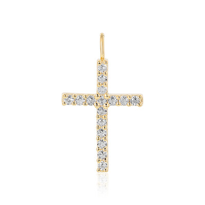 Colgante en plata con Topacio blanco