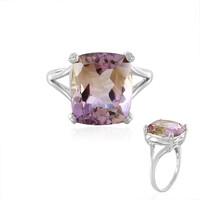 Anillo en plata con Ametrino de Anahí