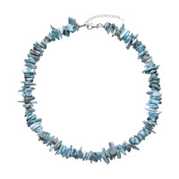 Collar en plata con Larimar