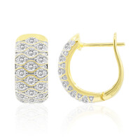 Pendientes en oro con Diamante SI1 (G)