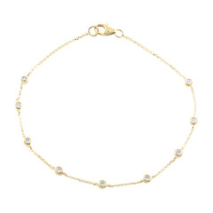 Brazalete en oro con Diamante IF (G)  (de Melo)