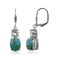 Pendientes en plata con Turquesa