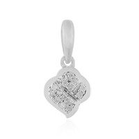 Colgante en plata con I1 (I) Diamante