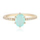 Anillo en oro con Ópalo Paraíba (AMAYANI)