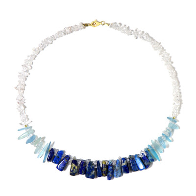 Collar en plata con Cuarzo blanco