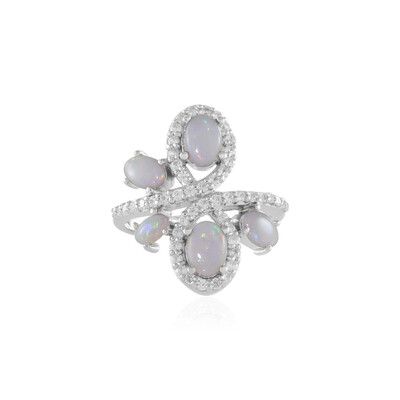 Anillo en plata con Ópalo de Australia