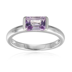 Anillo en plata con Amatista