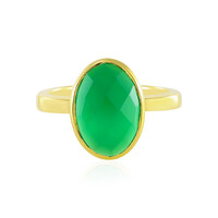 Anillo en plata con Ónix verde