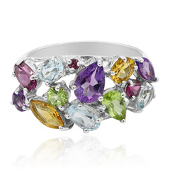 Anillo en plata con Amatista