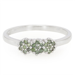 Anillo en plata con Diamante fantasía
