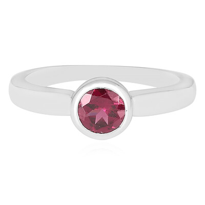 Anillo en plata con Rodolita