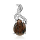 Colgante en plata con Obsidiana caoba