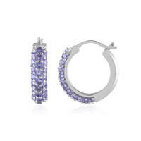 Pendientes en plata con Tanzanita