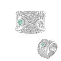 Anillo en plata con Esmeralda de Colombia