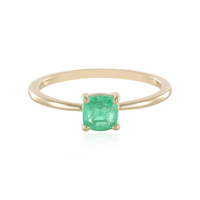 Anillo en oro con Esmeralda de Colombia