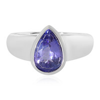 Anillo en plata con Tanzanita