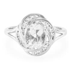 Anillo en plata con Petalita