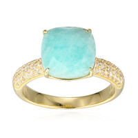 Anillo en plata con Amazonita