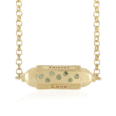 Collar en plata con Peridoto (M de Luca)