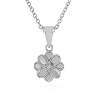 Collar en plata con Diamante I4 (J)