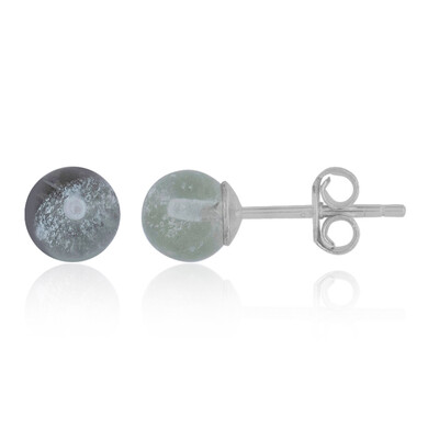 Pendientes en plata con Fluorita