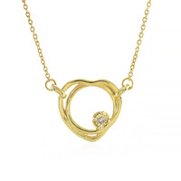 Collar en plata con Diamante I4 (J)