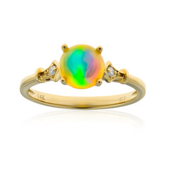 Anillo en oro con Ópalo de Welo (CIRARI)