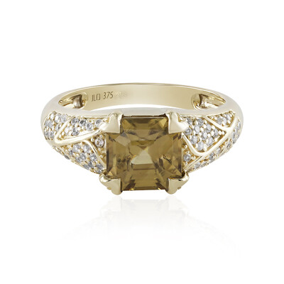 Anillo en oro con Zircón amarillo (Adela Gold)