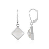 Pendientes en plata con Cuarzo blanco