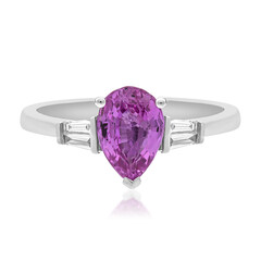 Anillo en oro con Zafiro rosado (CIRARI)