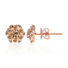 Pendientes en oro con Diamante rosa de Francia de Argyle SI1