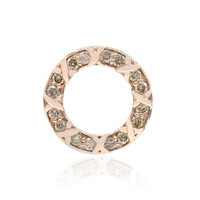Colgante en oro con Diamante rosa de Francia de Argyle SI1