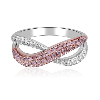 Anillo en oro con Diamante rosa I1 (CIRARI)
