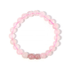 Brazalete con Cuarzo rosa