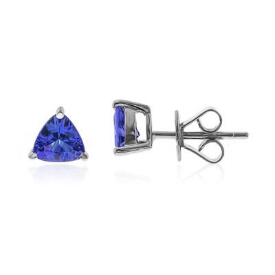 Pendientes en oro con Tanzanita