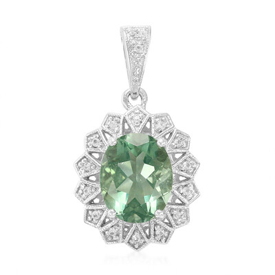 Colgante en plata con Fluorita de Esperanza