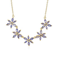 Collar en plata con Tanzanita