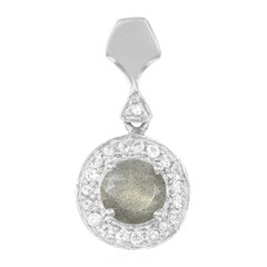 Colgante en plata con Espectrolita