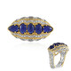 Anillo en plata con Sodalita (Gems en Vogue)