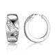 Pendientes en plata con Topacio blanco (Adela Silber)