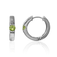 Pendientes en plata con Peridoto