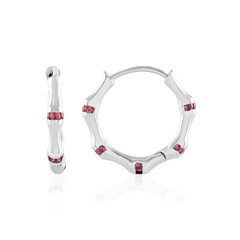 Pendientes en plata con Turmalina rosa de Nigeria (de Melo)