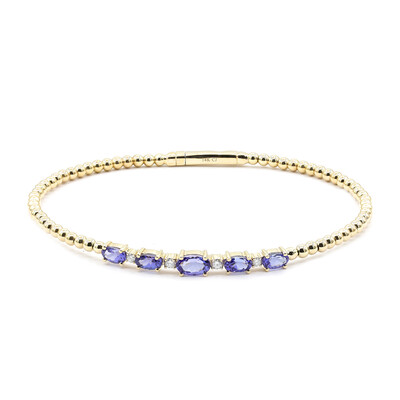 Brazalete en oro con Tanzanita AAA (CIRARI)