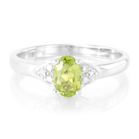 Anillo en plata con Turmalina