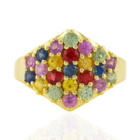 Anillo en plata con Zafiro