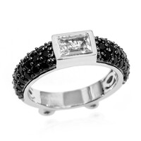 Anillo en plata con Topacio blanco (Dallas Prince Designs)
