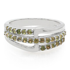 Anillo en plata con Alejandrita