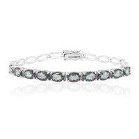 Brazalete en plata con Cuarzo místico